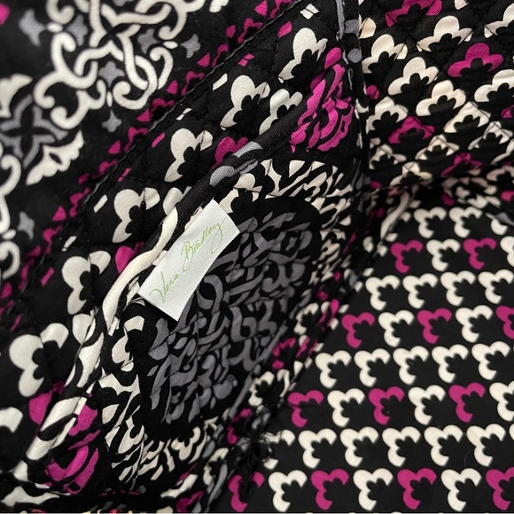 Vera Bradley Medium Tote in Canterberry Magenta Quilted - Picture 9 of 10